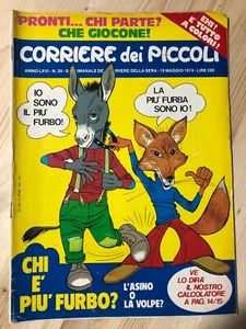 Rivista Corriere dei Piccoli 1974 Nr. 20 - Imagen 1 de 1