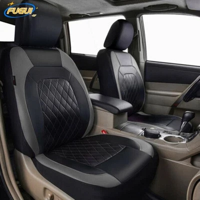 Juego completo de fundas protectoras de asiento trasero delantero auto piezas interiores aptas para camioneta SUV Foto 1 de 4