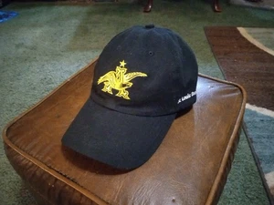Berretto Baseball Anheuser Busch Nero St. Louis Brewery Ottime Condizioni Regolabile - Foto 1 di 15