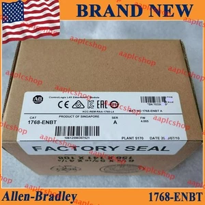 Factory Sealed NEW PLC 1768-ENBT /A CompactLogix EtherNet/IP Communica US - Picture 1 of 8