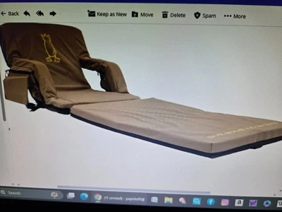 duck hunting dive bomb kick back field chair new. - Image 1 of 4