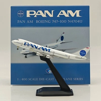 1:400 scale RM Pan Am Boeing 747-100 N4704U Diecast Aircraft Model US in stock - Image 1 of 4