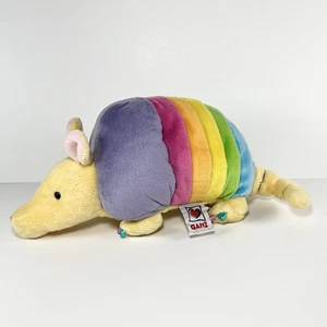 Ganz Webkinz Rainbow Armadillo Plush HM471- No Code- Stuffed Animal 11” - Picture 1 of 8