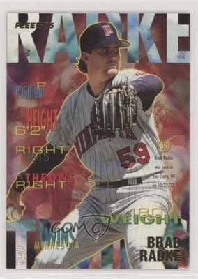 1995 Fleer Update Brad Radke #U-62 Rookie RC - Image 1 of 2