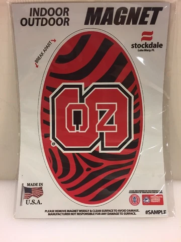 Stockdale North Carolina State NC State Wolfpack Logo Magnet 5.5" x 3.5" Cover