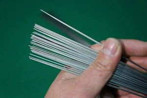0.9mm Titanium 6al-4v Wire .035" x 36" Straight Welding bar Grade 5 rod 194pcs - Picture 1 of 3