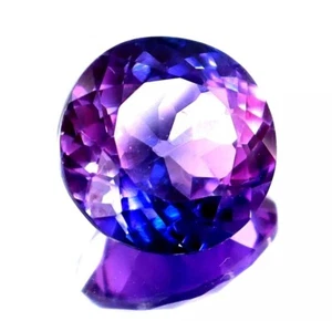 11x11 MM Natural Flawless Purple Pink Montana Sapphire Loose Round Gemstone Cut - Picture 1 of 10