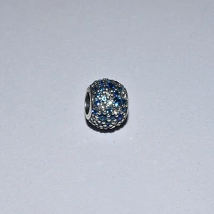 Pandora Sky Mosaic Pavé, Mixed Blue Crystals & Clear CZ Charm 791261NSBMX - Picture 1 of 2