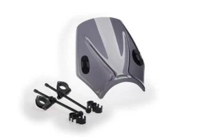 Puig Mito Screen Windshield Deflector Dark Smoke Yamaha SR 400 2014 - 2016 - Picture 1 of 8