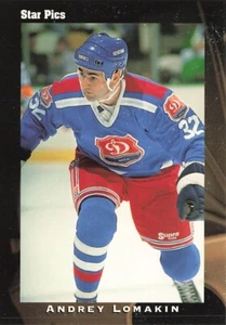 1991 Star Pics #17 Andrei Lomakin Philadelphia Flyers - Picture 1 of 2