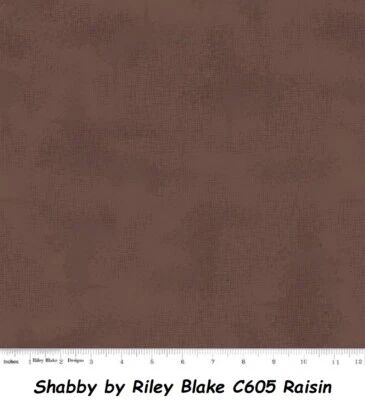 Shabby Tonals Licuadoras Algodón Edredón Tela Riley Blake POR EJEMPLO C605 PASAS Marrón Foto 1 de 4
