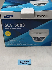 Samsung 1280H High Resolution WDR Vandal Dome Camera SCV-5083N - Picture 1 of 9