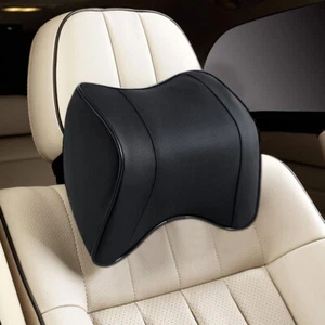 1 pieza Almohada Coche Cuello Descanso Cabezal Reposacabezas Cojín Espuma Memorial Transpirable - Imagen 1 de 11