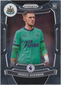 FREDDIE WOODMAN 2021-22 PANINI PRIZM EPL PREMIER LEAGUE BASE ROOKIE CARD #31 RC