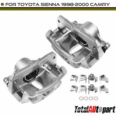 Pinza de freno con soporte y pistón de metal para Toyota Camry 2000-2001 delantera Sienna Foto 1 de 4