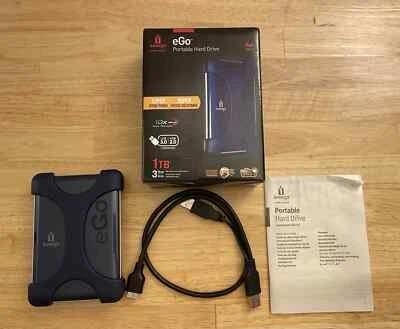 Iomega eGo 1 TB USB 3.0 Portable Hard Drive - PC/Mac - Model 31924400 - Image 1 of 4