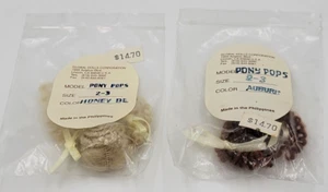 VINTAGE GLOBAL DOLLS CORP "PONY POPS" WIGS 2PKS - Picture 1 of 5