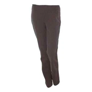 Guess Pantalone Da Donna Marrone Bootcut Cotone Tessuto Lavorato Taglia Medium - Bild 1 von 7