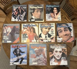 ROLLING STONE - Lot Of 10 Issues Of Vintage Rolling Stone Magazine’s - Bild 1 von 10
