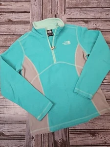 EUC Girls North Face Fleece 1/2 Zip Small 7/8 - Picture 1 of 9