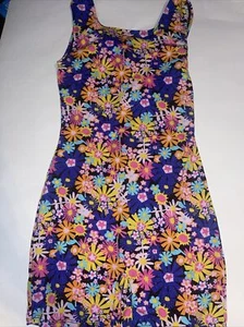 Moret Active Mädchen Biketard Trikot Body Tank Boxy Blumen Glitzer Multi - Bild 1 von 5