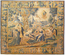  Antique 18th Century Flemish Mythological Tapestry, with the Greek Deity Apollo