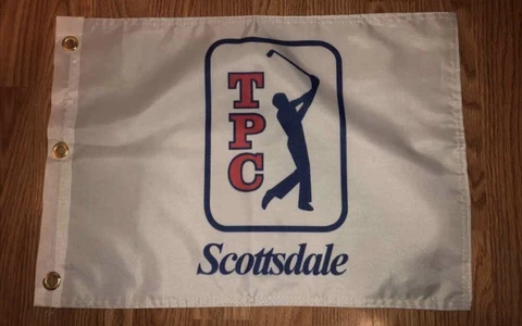 PGA TOUR TPC SCOTTSDALE WASTE MANAGEMENT PIN FLAG WITH GROMMETS FREE SHIP AUTOS Cover