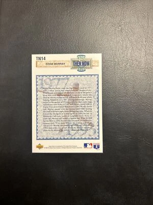 C55c 1993 cubierta superior tn14 Eddie Murray, entonces y ahora holograma Baltimore Orioles Foto 1 de 2