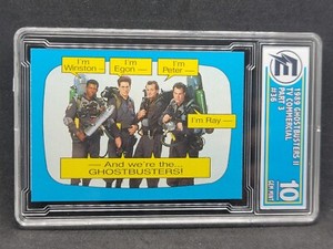 1989 TOPPS #36 GHOSTBUSTERS II TV COMMERCIAL Graded Electric 10 Gem Mint