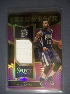Derrick Williams 2016-17 Select Throwback GU #21 Kings/99 - Imagen 1 de 1