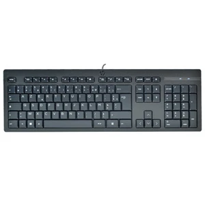 Tastatur HP USB HP 125 TPA-L001K M27527-051 Schwarz FR French Slim - Bild 1 von 3