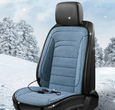 Car Heated Seat Cover 12v Heater Chair Cushion Warmer Pad For Winter Accessories - Image 1 of 4