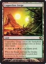 *FOIL* Copperline Gorge 1x MtG Scars of Mirrodin ENGLISH SP/NM