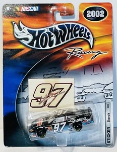 2002 Hot Wheels Racing Kurt Busch 97 Sharpie 1/64 Diecast Car NASCAR + Sticker - Picture 1 of 4
