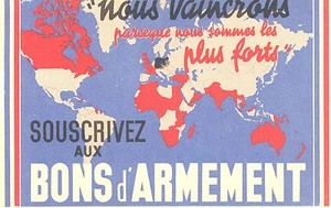 Carte Postale Politique- Souscrivez aux Bons d'Armement. 1940 - Picture 1 of 1