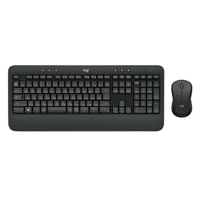 Logitech Mouse Wireless Keyboard Set MK540 with Tilt Leg Water Resistant Graphit - Image 1 of 4