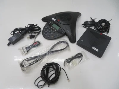 POLYCOM 2200-07800-160 SOUNDSTATION CONFERENCE PHONE T213235 - Image 1 of 4