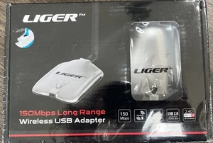 NUOVO! Liger Adattatore Wireless Adattatore WiFi USB ad Alta Velocità Sigillato - Foto 1 di 2