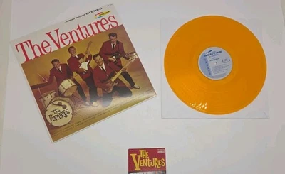 The Ventures SELF TITLED 180gm YELLOW Color Vinyl LP 5397 Reissue Sundazed - Image 1 of 4