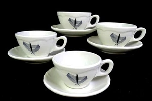 Shenango Restaurant Ware 4 Well Of The Sea Scarce 2 3/8" Cup & Saucer Sets 1957 - Picture 1 of 19