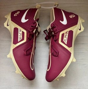 Nike Alpha Menace Pro 3 Florida State FSU Football Cleat DH3358-600 Sz 12.5 Wide - Picture 1 of 4
