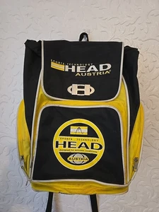 Vintage head rucksack Backpack Head Austria Yellow And Black - Picture 1 of 13