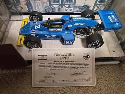 1975 McLaren M16 68 Tom Sneva 1/18 Carousel 1 Indianapolis 500 Norton Spirit - Image 1 of 4