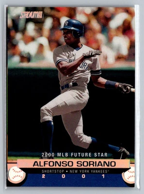 2001 Stadium Club #182 Alfonso Soriano - Image 1 of 2