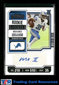 2023 Panini Contenders #253 Mohamed Ibrahim Auto - Picture 1 of 2