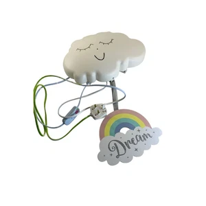 IKEA Cloud Shaped Light Dromsyn Nursery Kids Wall Lamp with bulb customised - Picture 1 of 7