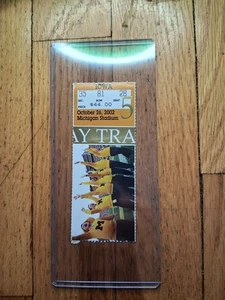2002 Michigan Wolverines vs Iowa Hawkeyes Ticket Stub - Picture 1 of 4
