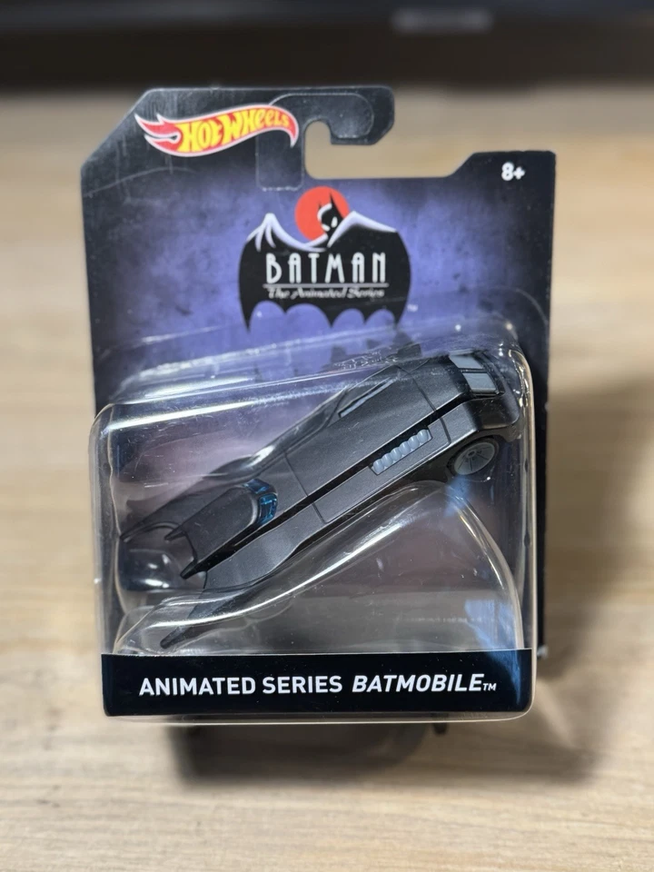 NEW Hot Wheels Batmobile Batman Diecast Car The Animated Series Batwing DKL20 - Image 1 of 4