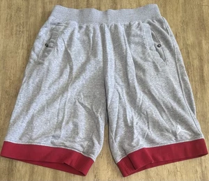 Nike Air Jordan Jumpman Basketball Shorts Men's Large 11" Snap Pockets Gray - Picture 1 of 11