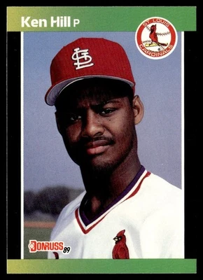 1989 Donruss Ken Hill Rookie St. Louis Cardinals #536 - Image 1 of 2